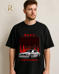 Tokyo Drift Unisex Terry Oversized Tee
