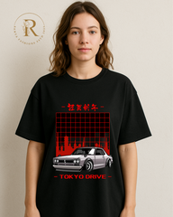 Tokyo Drift Unisex Terry Oversized Tee