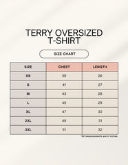 GOA Unisex Terry Oversized Tee